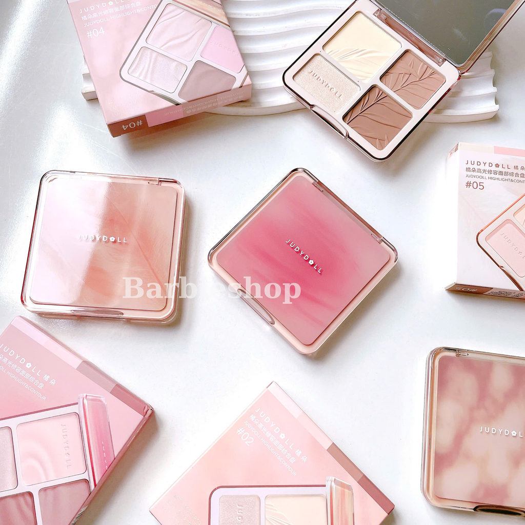 Phấn Tạo Khối & Bắt Sáng Judydoll Highlight & Contour 9g