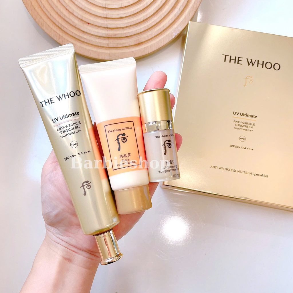 [ Tem LG ] Kem Chống Nắng Cải Thiện The History of Whoo Gongjinhyang Anti-Wrinkle UV Protective / Radiant White Tone Up Suncream SPF50+/PA++++