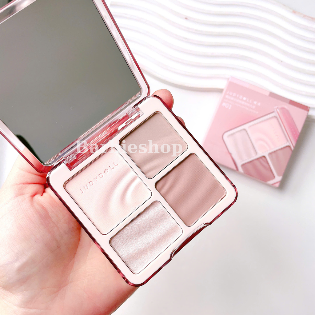 Phấn Tạo Khối & Bắt Sáng Judydoll Highlight & Contour 9g