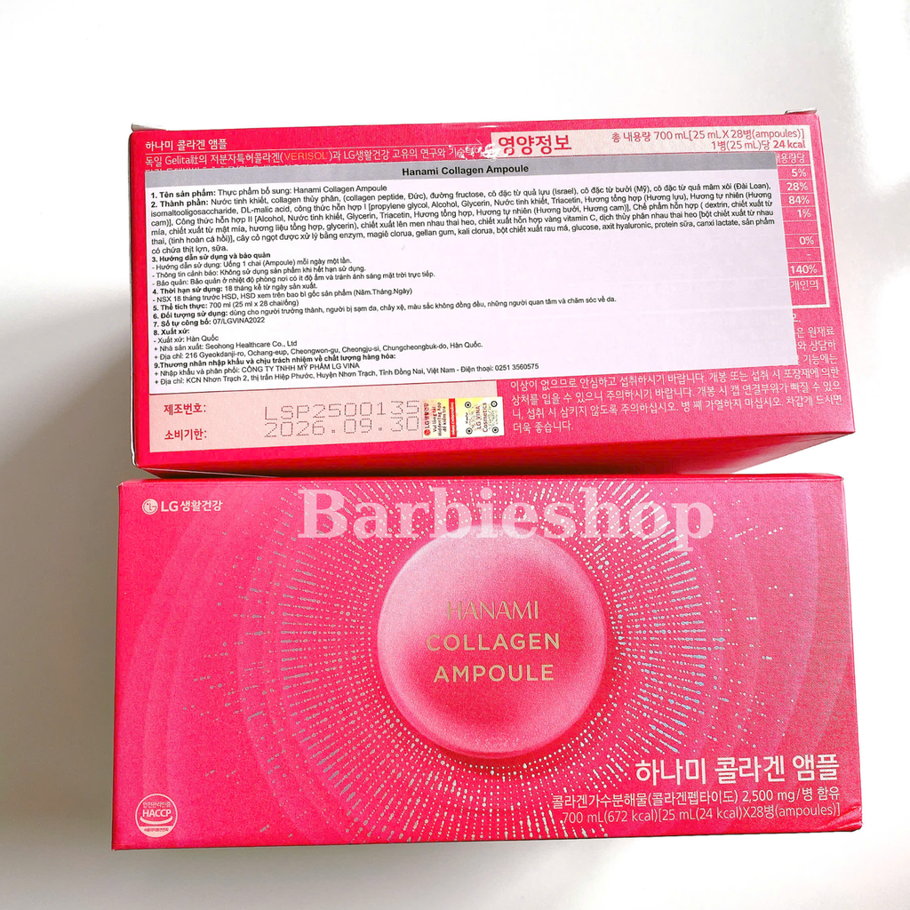 Thực Phẩm Chức Năng Nước Uống Collagen Hanami Collagen Ampoule