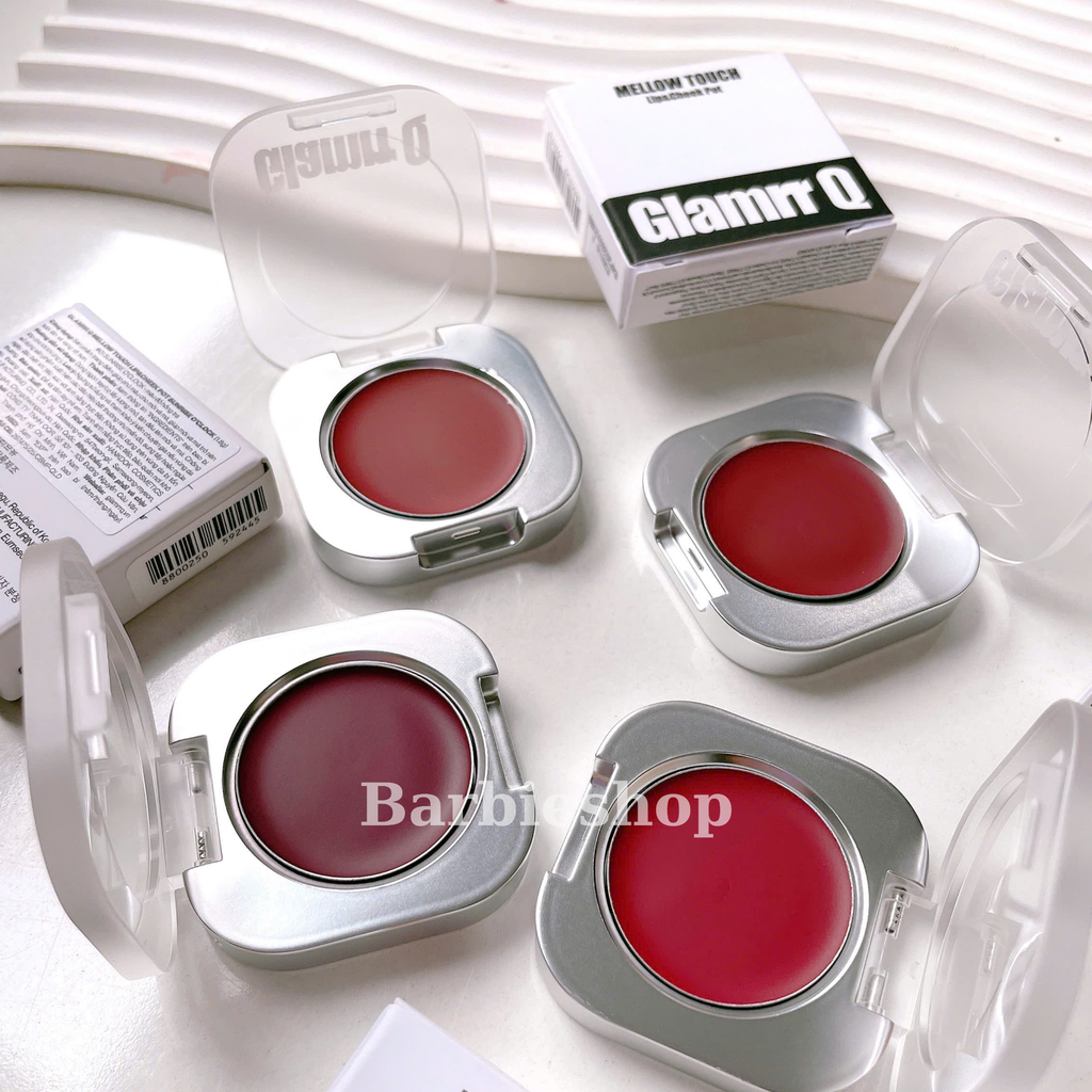 Má Hồng Kem Đa Năng Mắt Má Môi Mịn Lì Glamrr Q Mellow Touch Lip Cheek Pot 1.8g