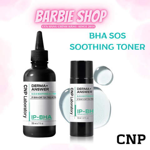Dung Dịch Tẩy tế Bào Chết IP- BHA CNP Laboratory Derma+ Answer S.O.S Soothing 9:1 Tonic Ampule