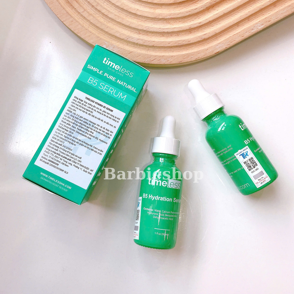 Serum Timeless Vitamin B5 Làm Dịu & Phục Hồi Da 30ml