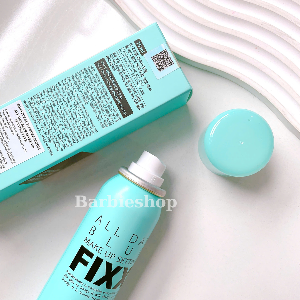 Xịt khoá nền SO Natural Water Glow - Water Real Matte - All day tight Make Up setting fixx 75ml - 120ml