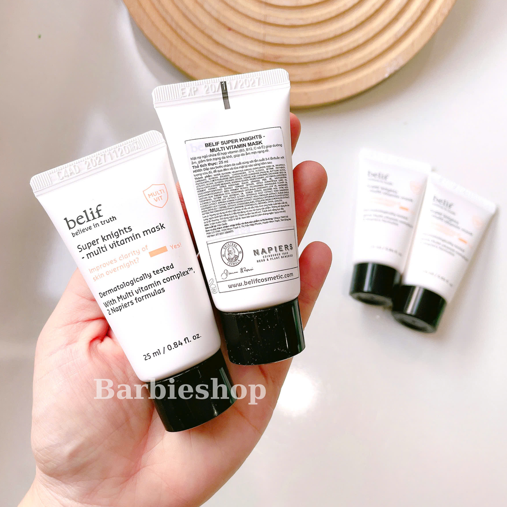 [ Tem LG ] Mặt Nạ Ngủ Belif Super Knights Multi Vitamin / Regenerating Night Mask 75ml