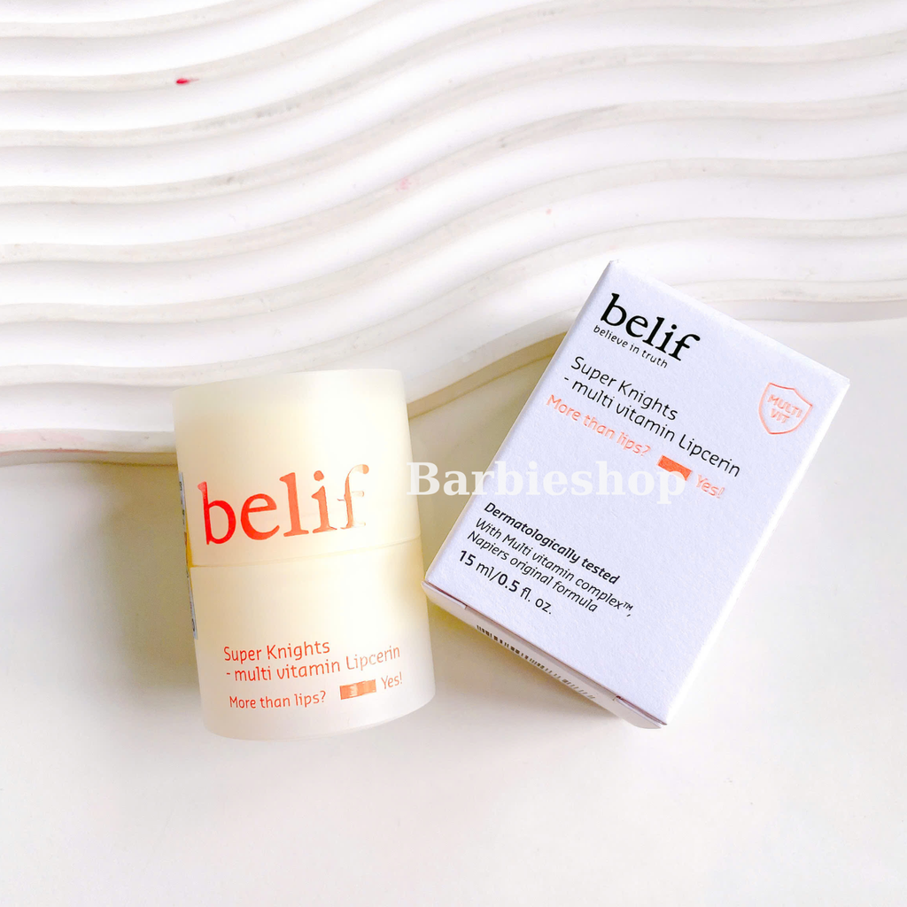 [ Tem LG ] Dưỡng Môi Belif Super Knights Multi Vitamin Lipcerin 15ml