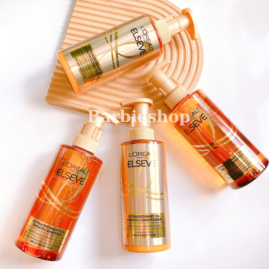 Bộ Dầu Gội và Dầu Xả L’Oréal Elseve Full Resist Loreal HỒNG - VÀNG - TÍM