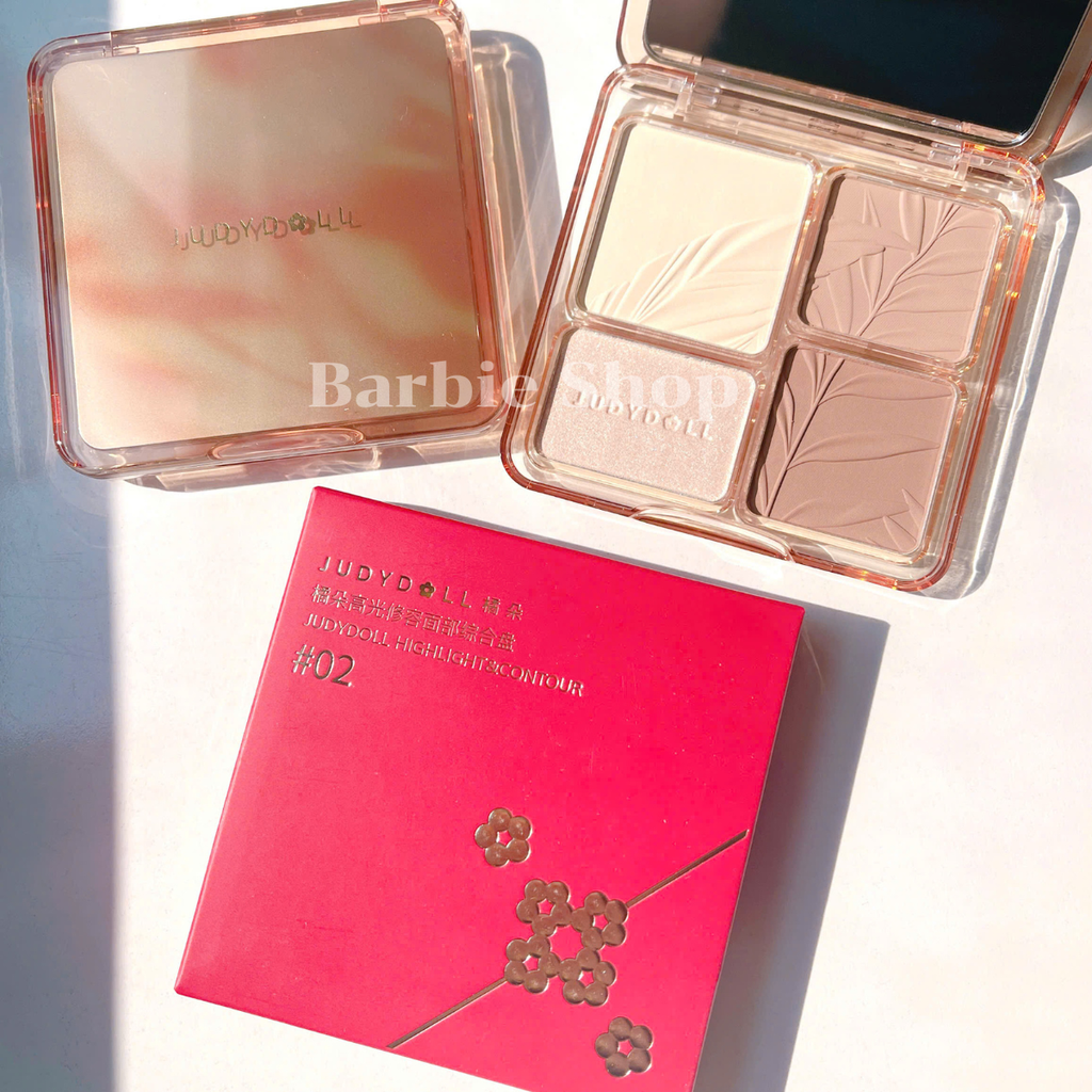 Phấn Tạo Khối & Bắt Sáng Judydoll Highlight & Contour 9g