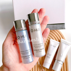 Set Dưỡng Trắng Da Ohui Extreme White MelaToning Dark Spot Ampoule Essence - Cream 2pcs Special Set