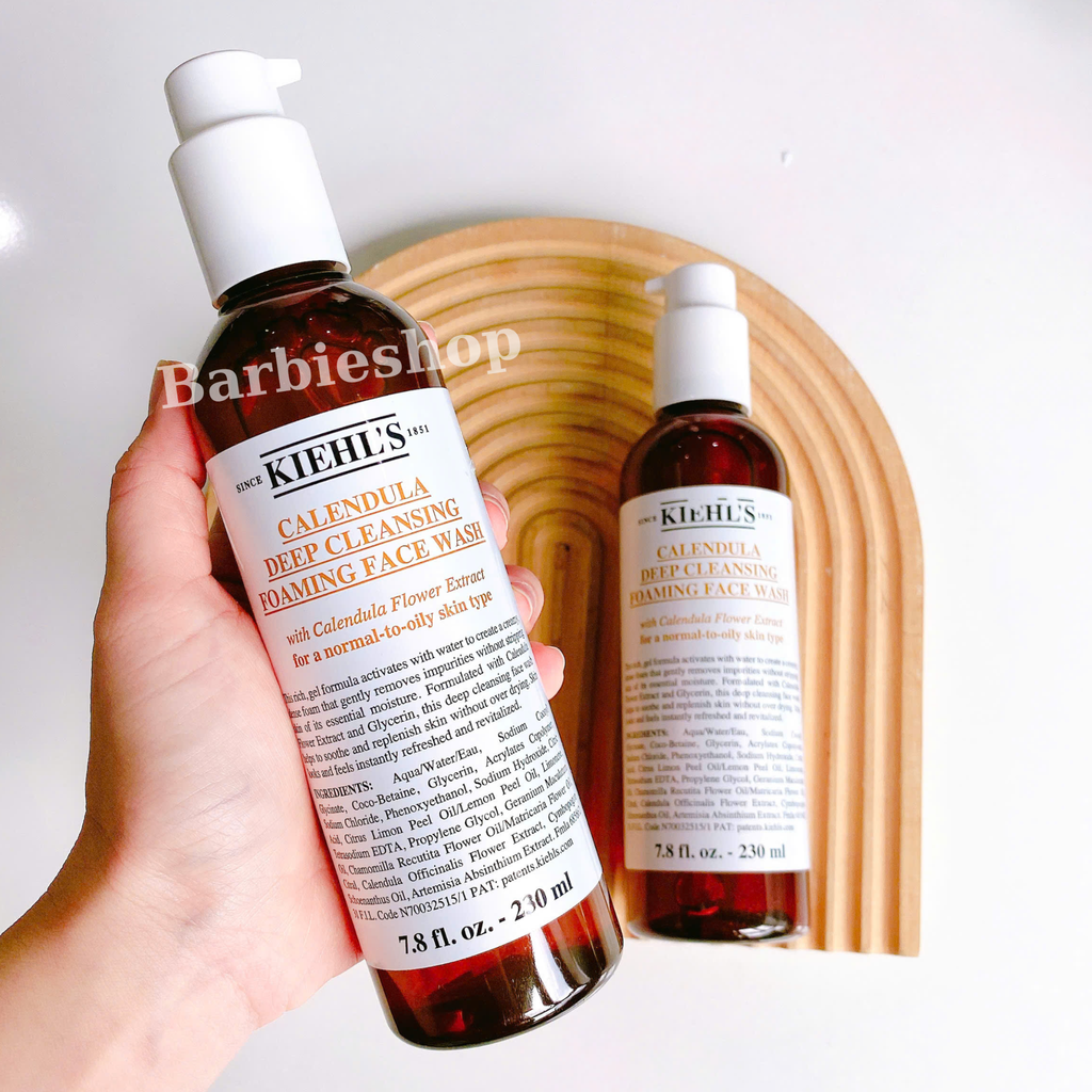 Sữa rửa mặt Kiehl’s calendula face wash 230ml - hoa cúc