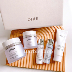 Set Dưỡng Trắng Da Ohui Extreme White MelaToning Dark Spot Ampoule Essence - Cream 2pcs Special Set