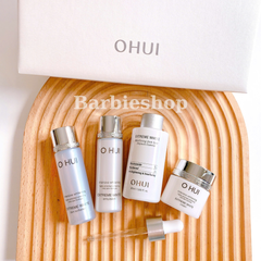 Set Dưỡng Trắng Da Ohui Extreme White MelaToning Dark Spot Ampoule Essence - Cream 2pcs Special Set