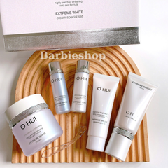 Set Dưỡng Trắng Da Ohui Extreme White MelaToning Dark Spot Ampoule Essence - Cream 2pcs Special Set