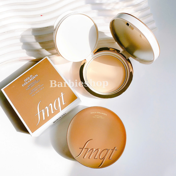 Phấn Phủ Nén The Face Shop Gold Collagen Ampoule Two Way Pact 9,5g