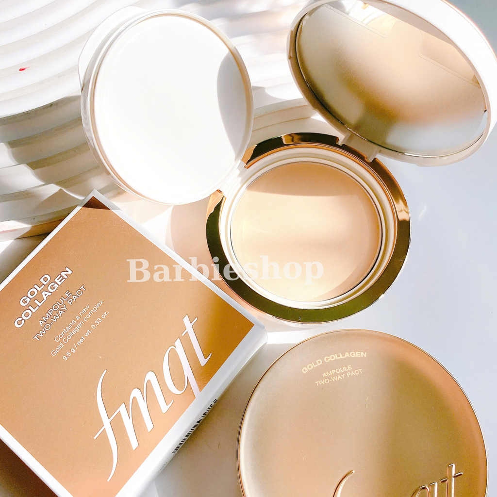 Phấn Phủ Nén The Face Shop Gold Collagen Ampoule Two Way Pact 9,5g