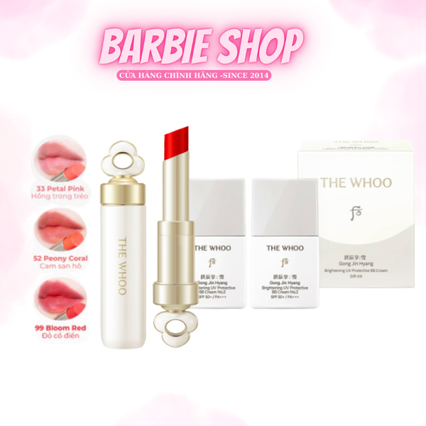 Tem LG Son Dưỡng THE WHOO Essential Lip Glow Balm ( 2 BB Cream)