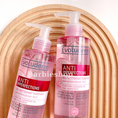 Gel rửa mặt Evoluderm Anti Imperfections Purifying Cleansing Gel Pink Grapefruit ZinC & Calendula 250ml