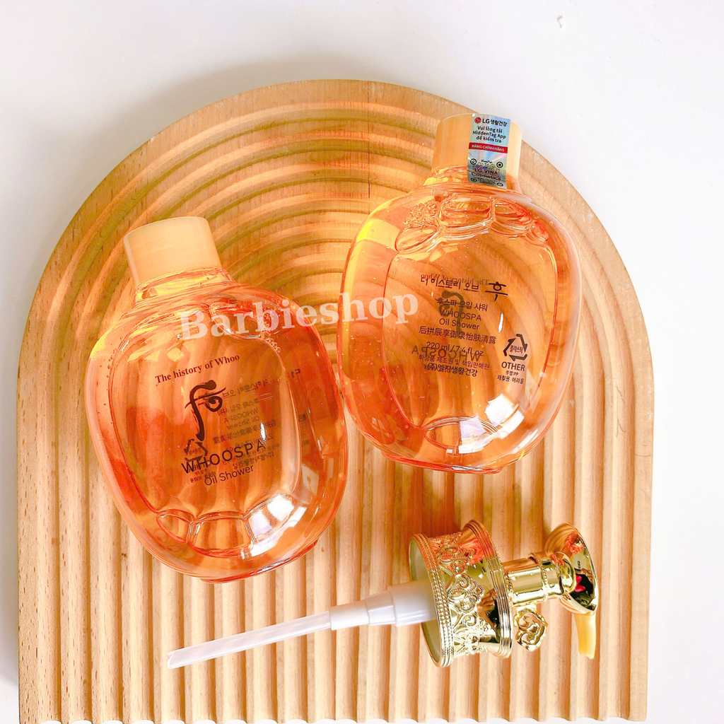 Sữa Tắm Thảo Dược Đông Y Dưỡng Ẩm Whoo Spa Oil Shower 220ml