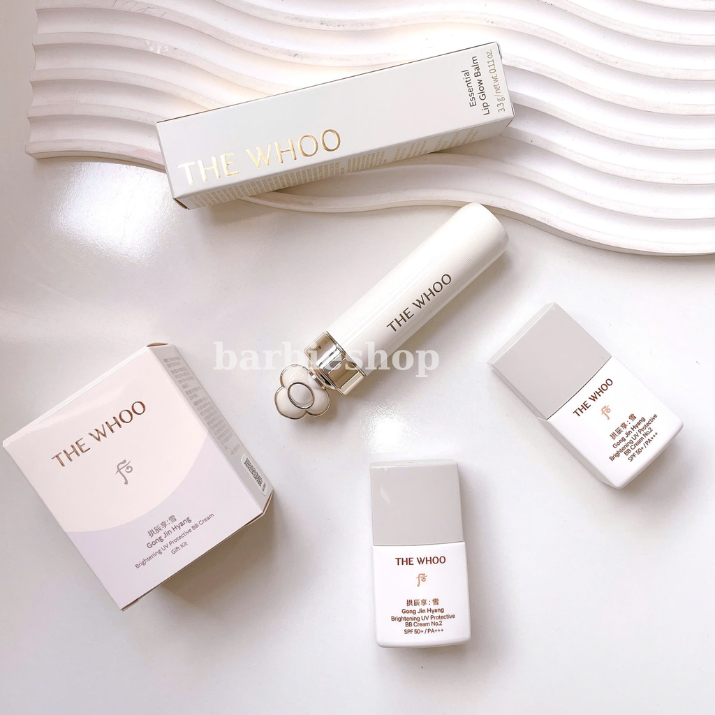 [ Tem LG ] Son Dưỡng THE WHOO Essential Lip Glow Balm (+ 2 BB Cream)