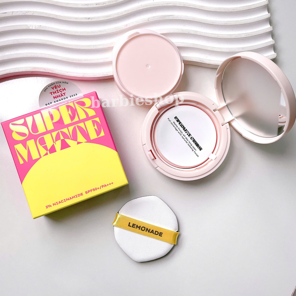Phấn Nước Lemonade Supermatte Cushion / SuperMatte No Makeup / Matte Addict Cushion 15g
