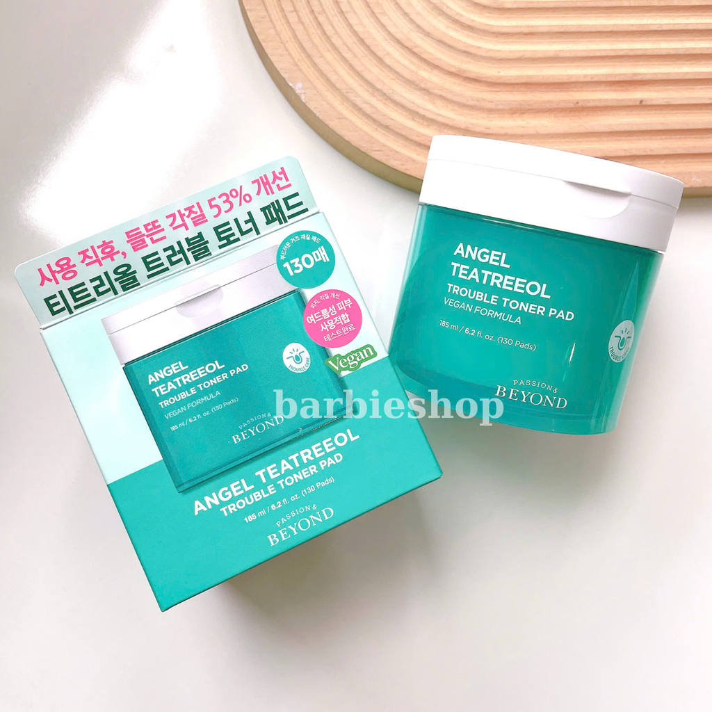 [ Tem LG ] Toner Pad Beyond Angel Teatreeol 185ml (130 miếng)