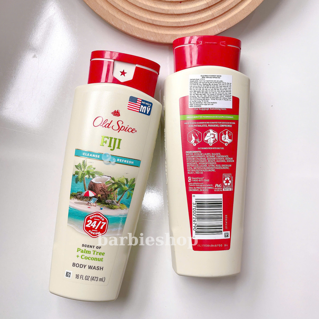 Sữa Tắm Nam Old Spice Body Wash Dạng Gel 473ml - 532ml