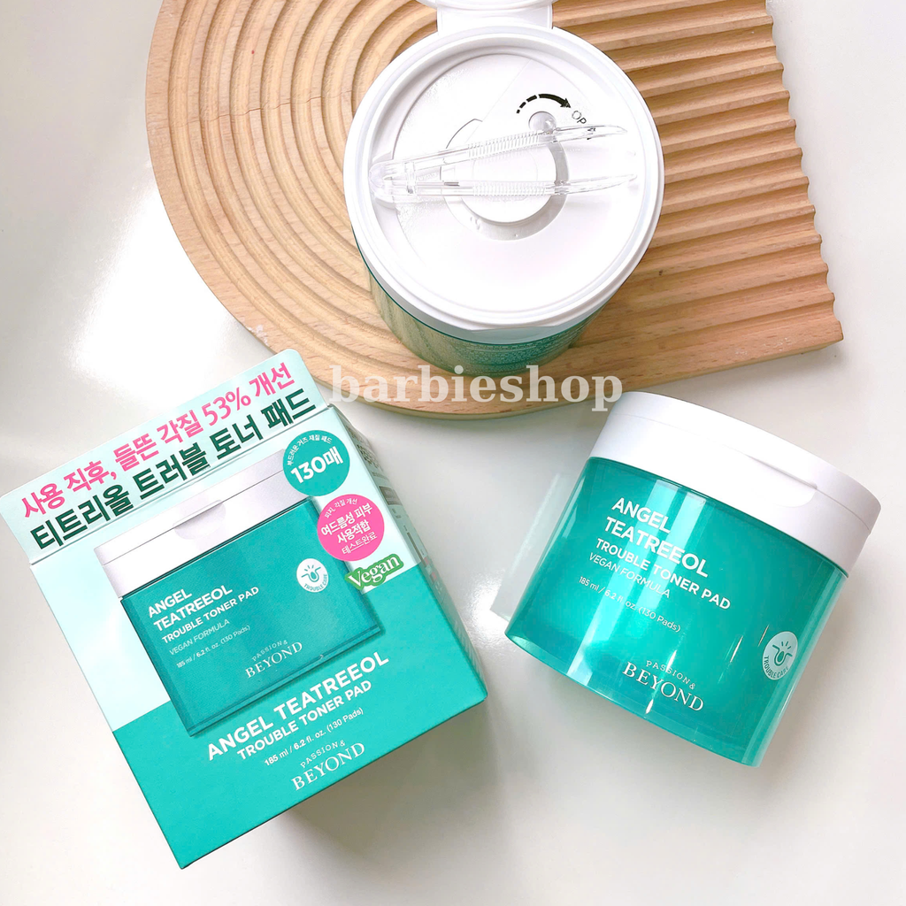 [ Tem LG ] Toner Pad Beyond Angel Teatreeol 185ml (130 miếng)