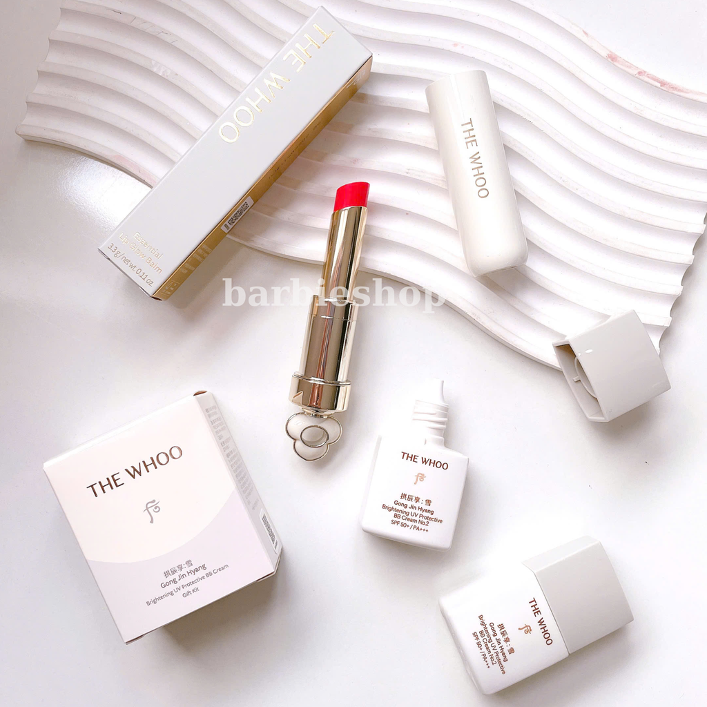 [ Tem LG ] Son Dưỡng THE WHOO Essential Lip Glow Balm (+ 2 BB Cream)