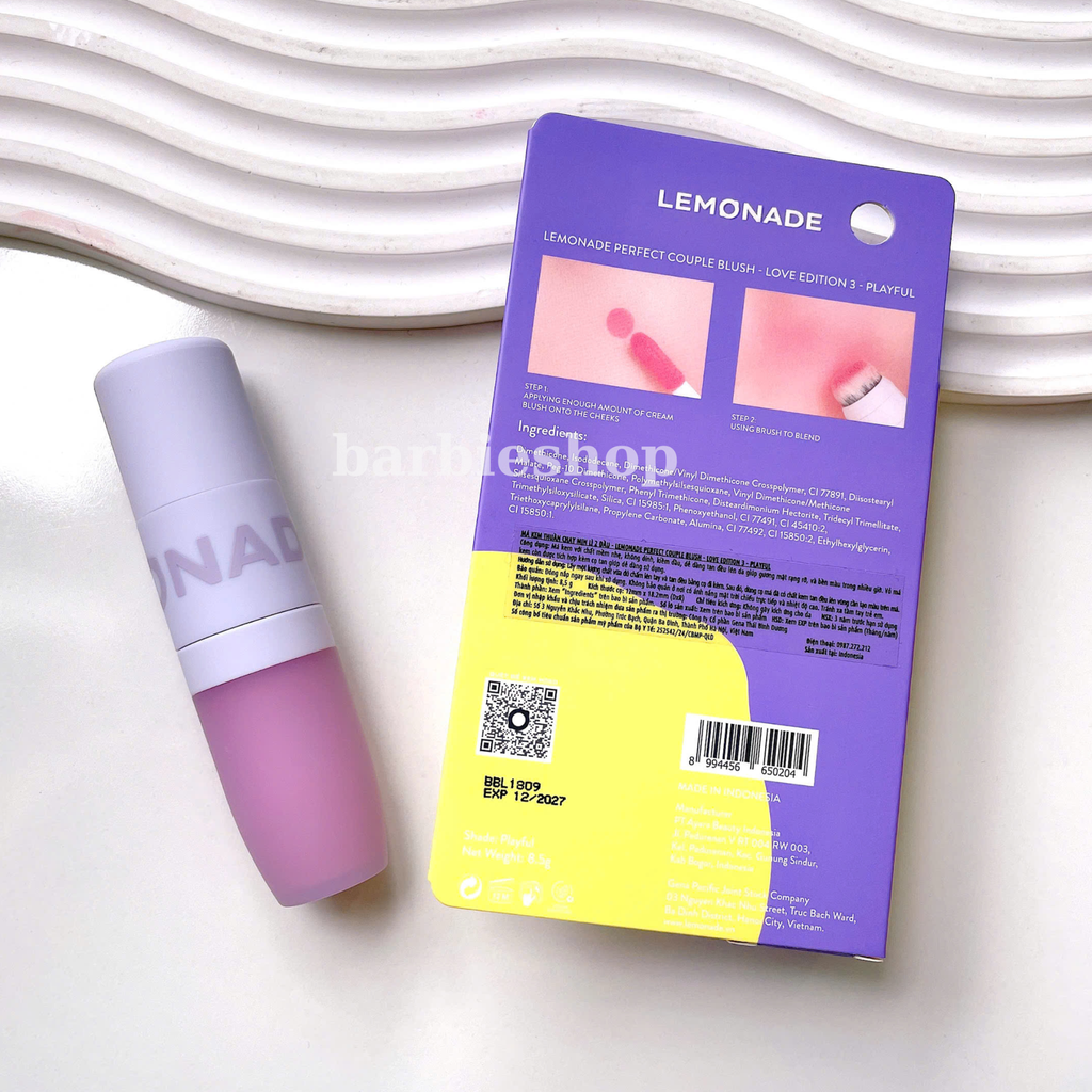 Má Kem 2 Đầu Lemonade Perfect Couple Blush 8.5g