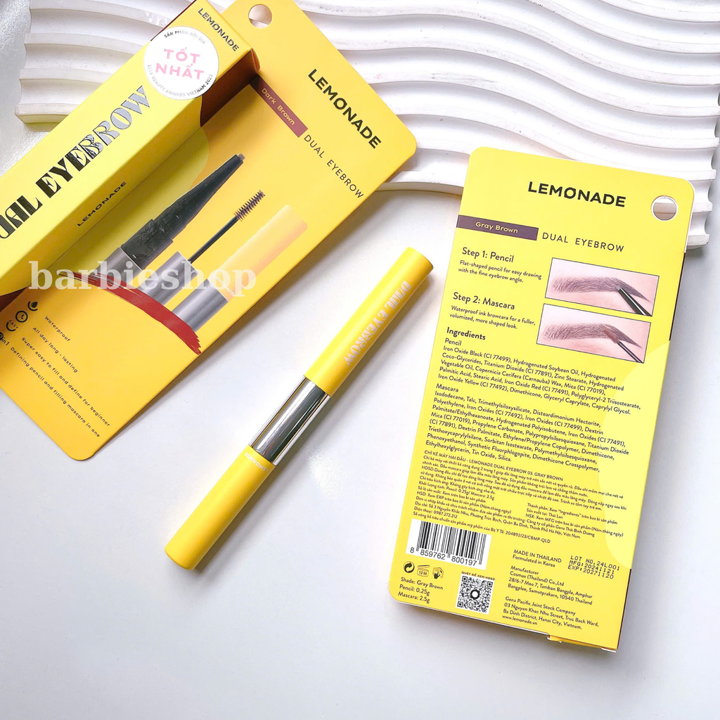 Chì Kẻ Mày Lemonade Want It Got It Dual Eyebrow 2 Đầu