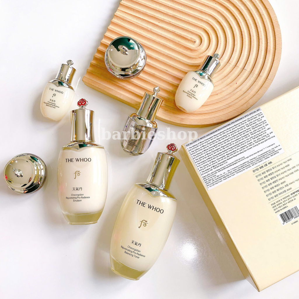 [ Tem LG ] Sét Dưỡng Da Tái Sinh Whoo Cheongidan Pro Radiant Special  (2 Serum lớn + 5 Minisize)