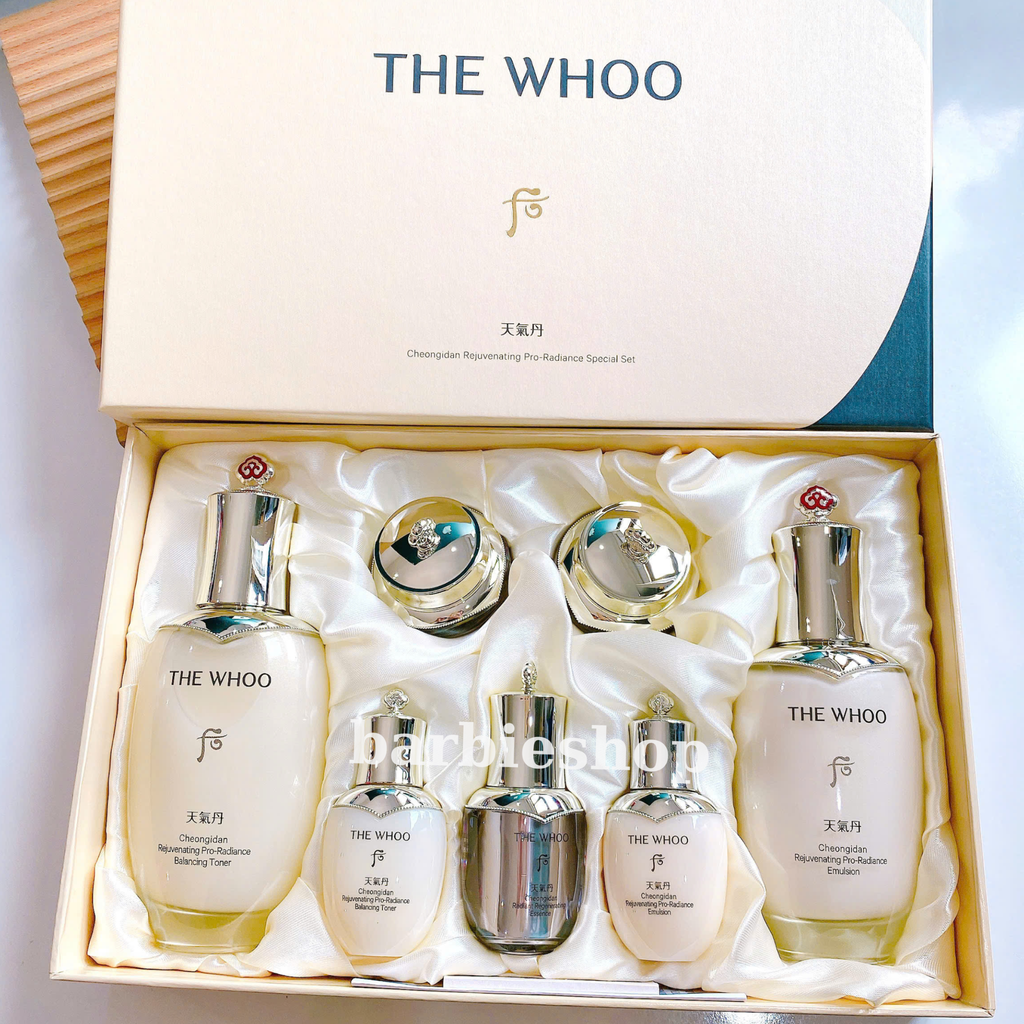 [ Tem LG ] Sét Dưỡng Da Tái Sinh Whoo Cheongidan Pro Radiant Special  (2 Serum lớn + 5 Minisize)