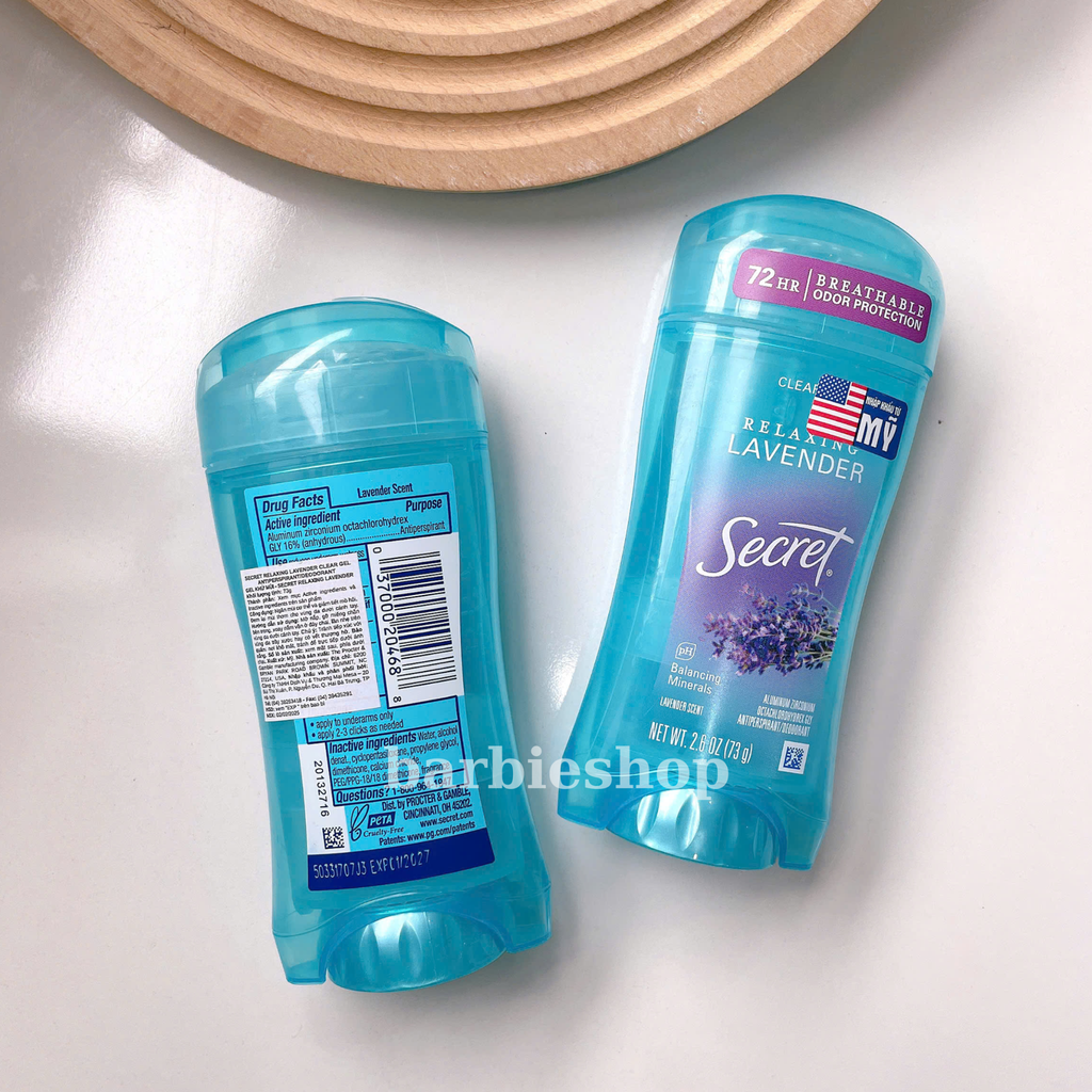 Gel Khử Mùi Secret Nhiều Mùi Hương 73g