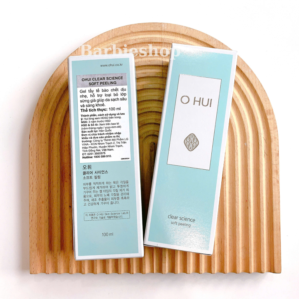 TẨY TẾ BÀO CHẾT GEL OHUI CLEAR SCIENCE SOFT PEELING 100ml
