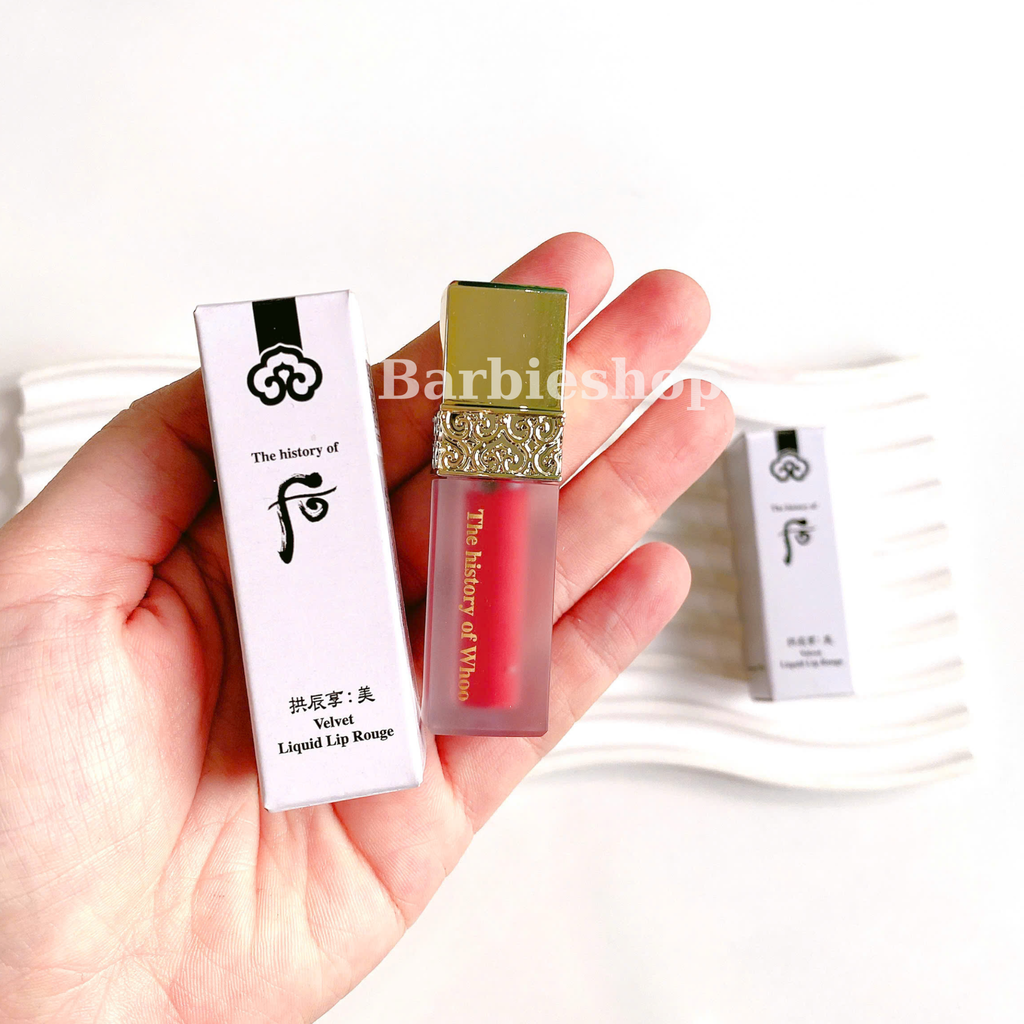 Son Kem Whoo Gongjinhyang Mi Velvet Liquid Lip Rouge / Ohui The First Geniture Lipstick Mini