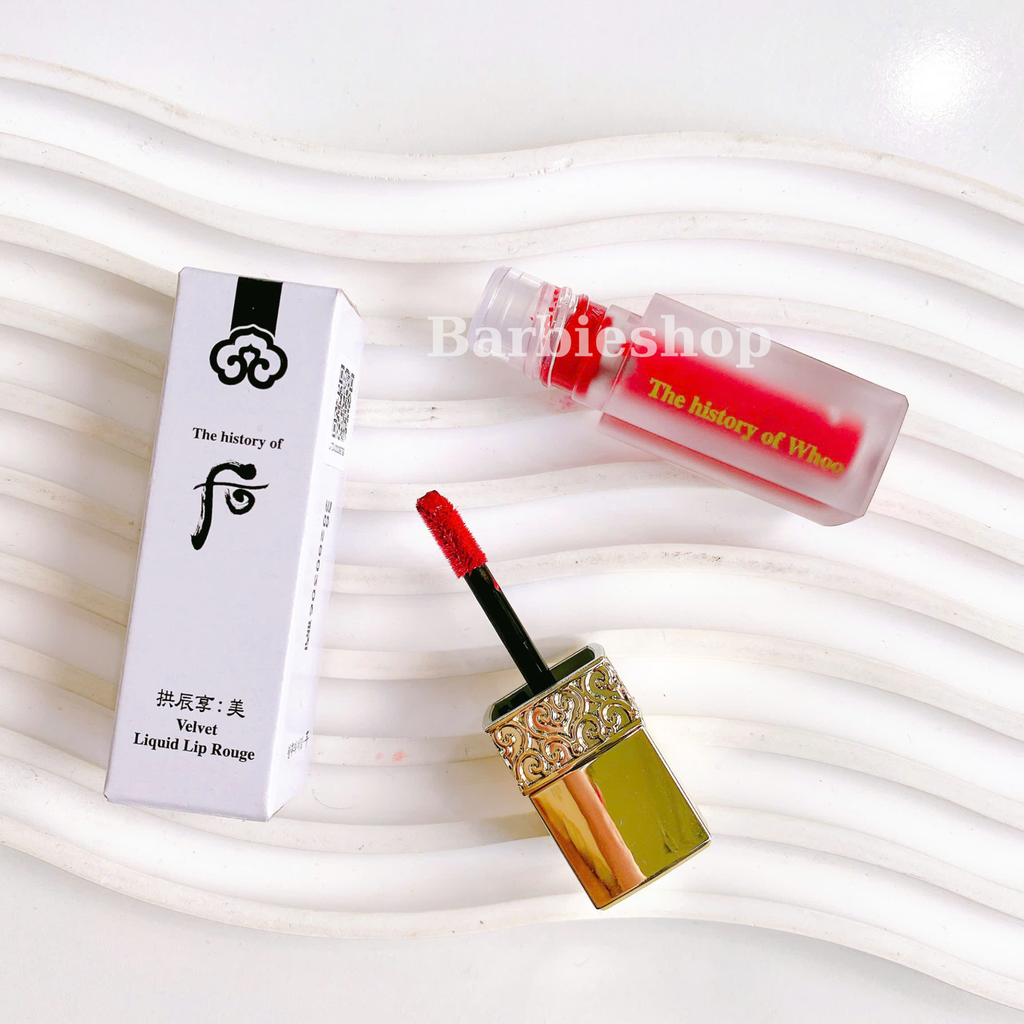 Son Kem Whoo Gongjinhyang Mi Velvet Liquid Lip Rouge / Ohui The First Geniture Lipstick Mini