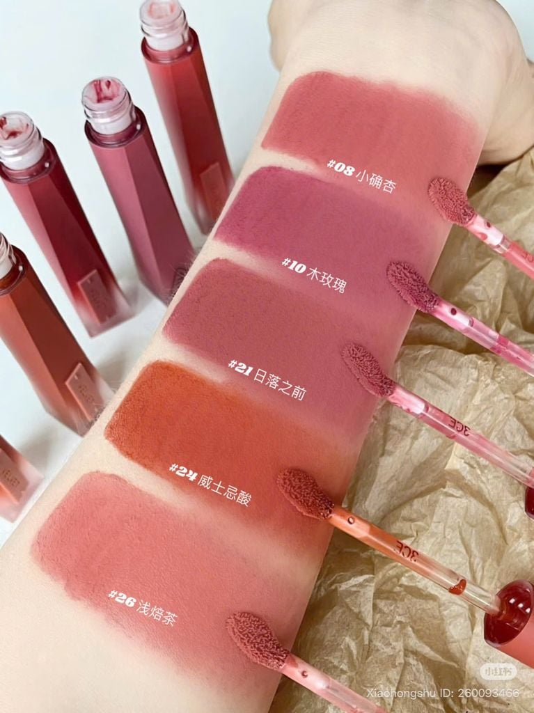 Son Kem Lì 3CE Velvet Lip Tint Plush (NEW)
