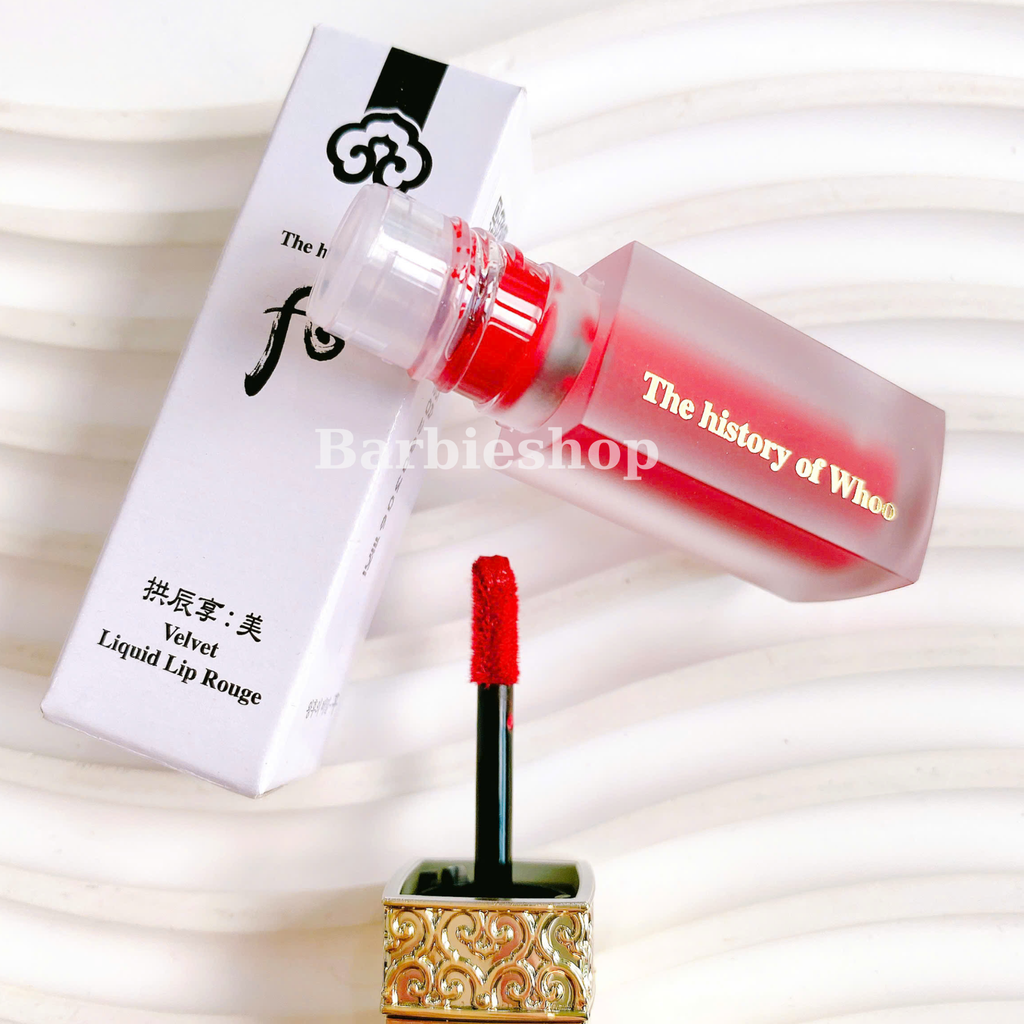 Son Kem Whoo Gongjinhyang Mi Velvet Liquid Lip Rouge / Ohui The First Geniture Lipstick Mini