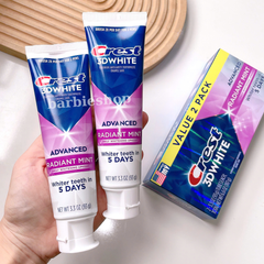 Kem Đánh Răng Trắng Răng Hiệu Quả CREST 3D White Advanced Triple Whitening & Ultra Vivid Mint 135G 147G 153G