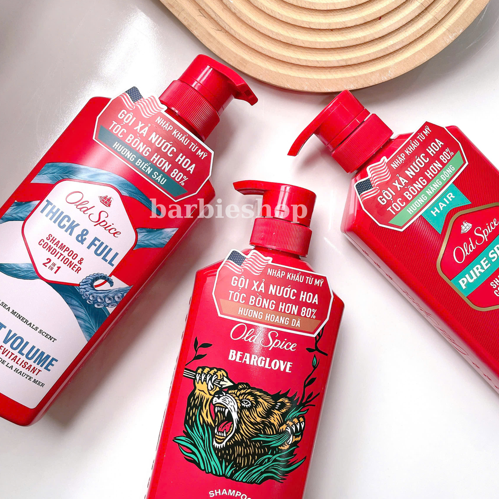 Dầu Gội Xả Old Spice 2IN1 Shampoo and Conditioner 650ml