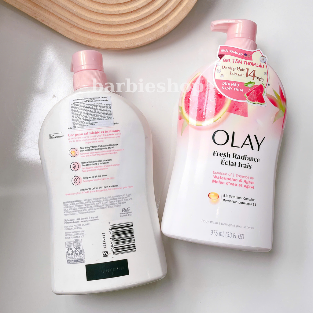 Sữa Tắm OLAY Body Wash Bản Mỹ 591ml - 975ml