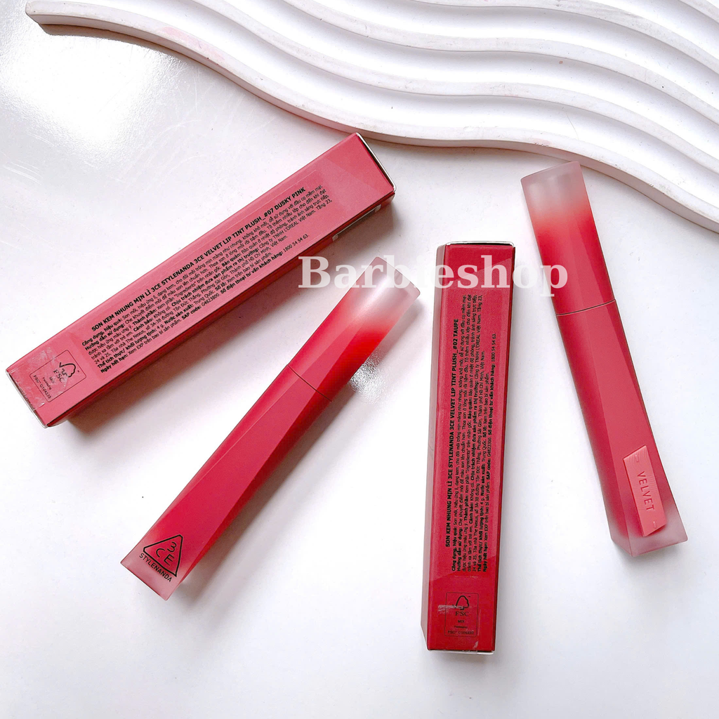 Son Kem Lì 3CE Velvet Lip Tint Plush (NEW)