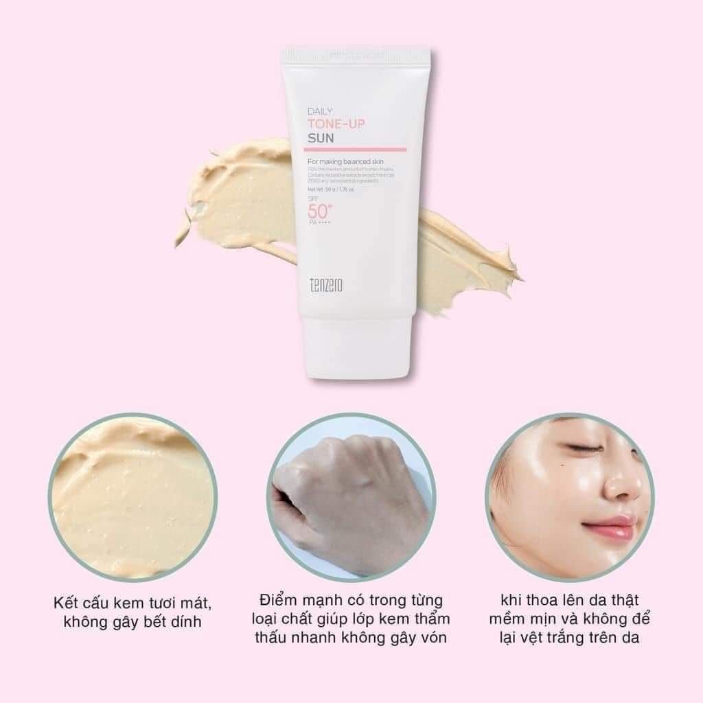 KEM CHỐNG NẮNG TENZERO DAILY TONE UP SUN SPF50+ PA++++