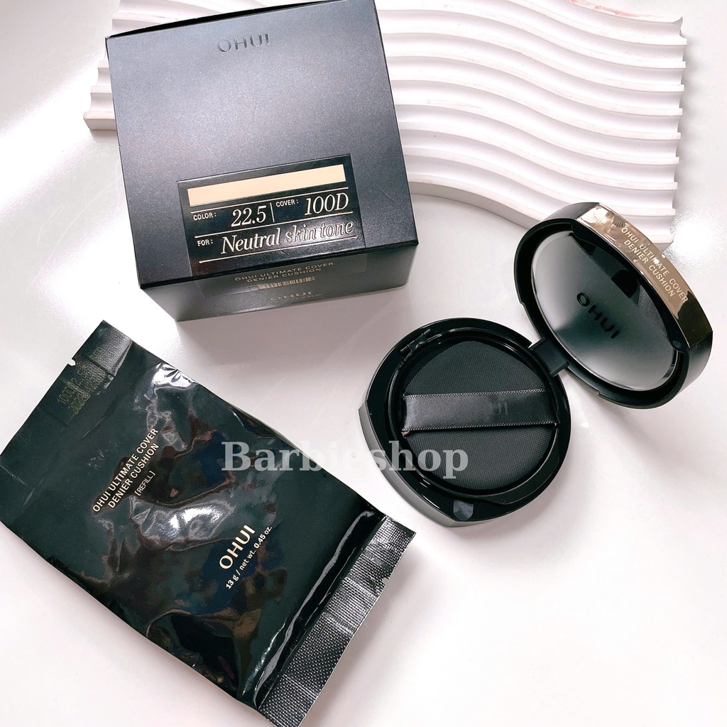 [ Tem LG ] Phấn Nước OHUI Ultimate Cover Denier Cushion 13G x 2