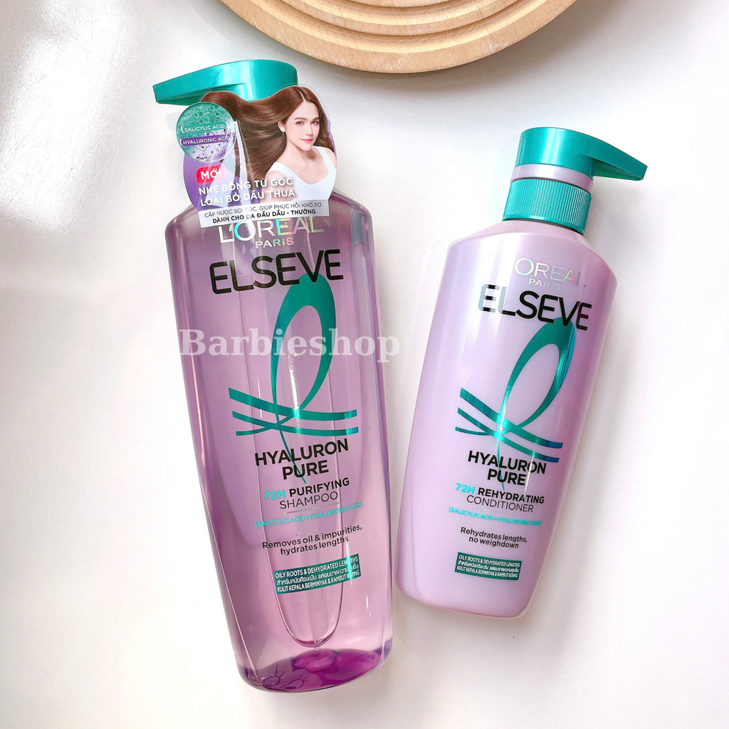 Bộ Dầu Gội và Dầu Xả L’Oréal Elseve Full Resist Loreal HỒNG - VÀNG - TÍM