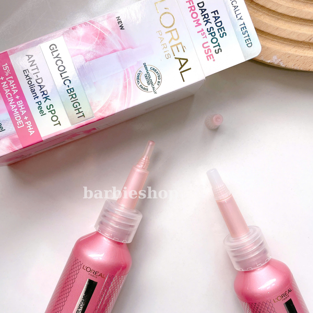 Tinh Chất Peel da L'Oreal Paris Glycolic Bright Anti Dark Spot Exfoliant Peel 25ml