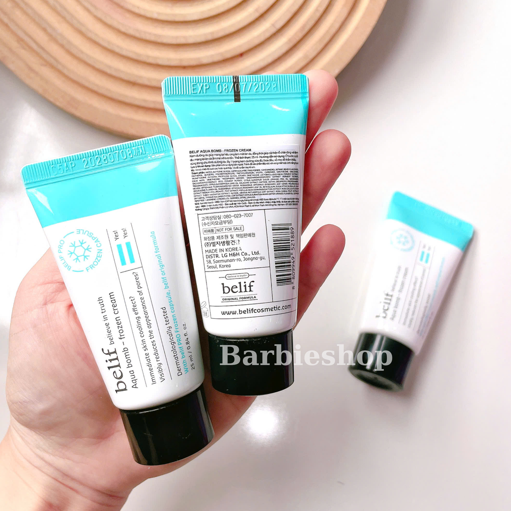 [ Tem LG ] Kem Dưỡng Ẩm Dành Cho Da Khô Và Da Dầu Belif The True Cream Moisturizing / Aqua Bomb 50ml