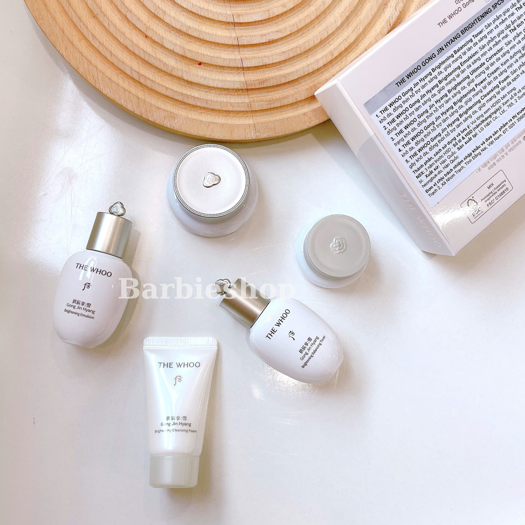 [ Tem LG ] Bộ Dưỡng Trắng Da Whoo Radiant White 5pcs Special Gift Kit