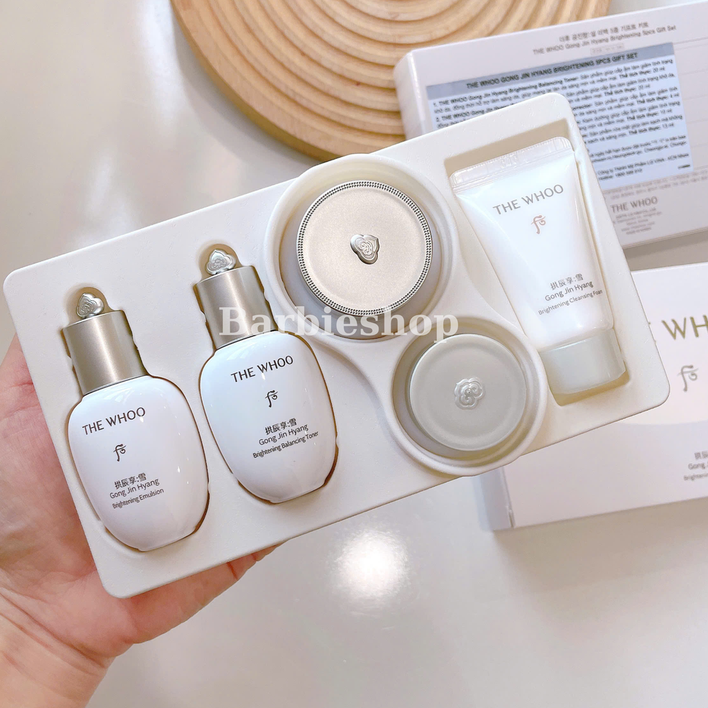 [ Tem LG ] Bộ Dưỡng Trắng Da Whoo Radiant White 5pcs Special Gift Kit