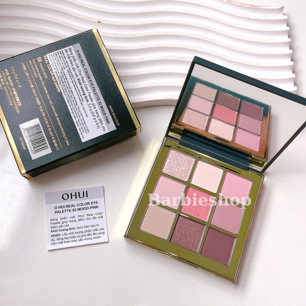 Bảng Phấn Mắt OHUI Real Color Eye Palette 9 Màu